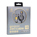 Hedonic 3 in 1 充電傳輸線