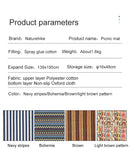 NatureHike Ethnic Cloth Washable Picnic Fabric Mat 北歐風民族布野餐墊 (NH20FCD04) | 加厚防潮墊野餐布地墊
